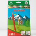 Alpino - Pack de 18 lápices, colores surtidos
