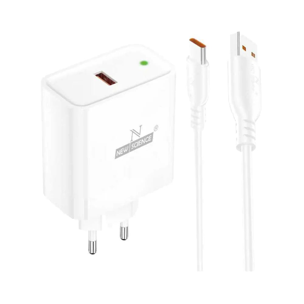 Cargador carga super rápido Tipo C 120w y 6A